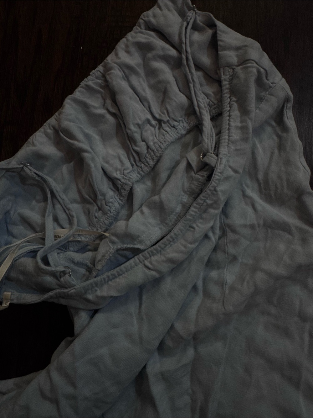 Lightweight White Linen Cami Dress - Picture 3 of 3